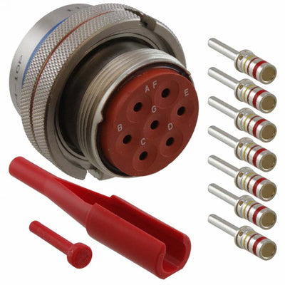 MS3459L24-10P by Amphenol Aerospace Operations - CONNECTOR PLUG MALE 7POS GOLD CRIMP