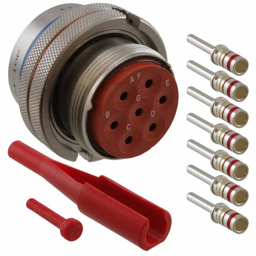 MS3459L24-10P by Amphenol Aerospace Operations - CONNECTOR PLUG MALE 7POS GOLD CRIMP