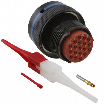 MS3476A14-19P by Amphenol Aerospace Operations - CONNECTOR PLUG MALE 19POS GOLD CRIMP