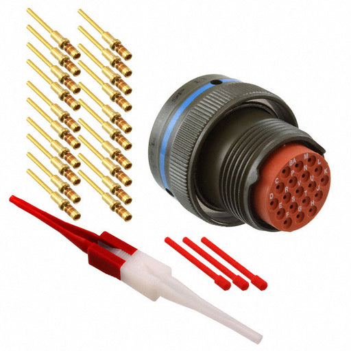 MS3476W14-19P by Amphenol Aerospace Operations - CONNECTOR PLUG MALE 19POS GOLD CRIMP