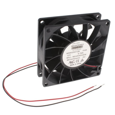 MS8025H12B-FHR-2EM by Mechatronics Fan Group - FAN AXIAL 80X25.2MM 12VDC WIRE