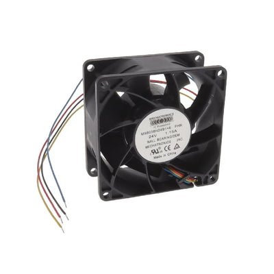 MS8038H24B1+6-FHR-2EM by Mechatronics Fan Group - FAN AXIAL 80X38MM 24VDC WIRE