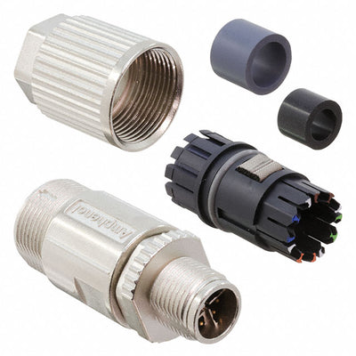 MSXS-08BMMD-SL8001 by Amphenol LTW - CONNECTOR PLUG MALE 8POS GOLD IDC