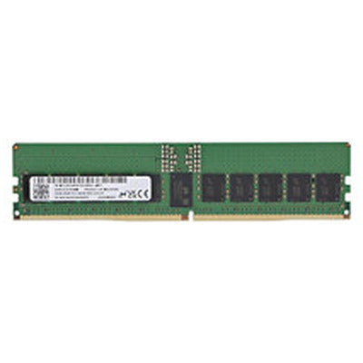 Computer memory module on a white background