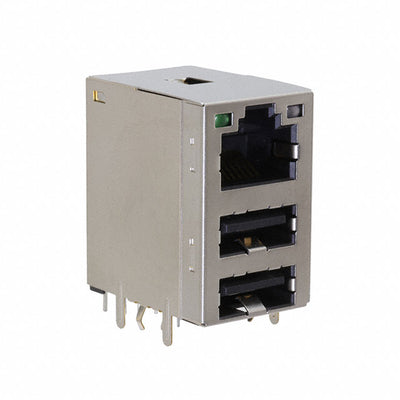 MTJ-DUSB-88JX1-FS-RL35-M86C by Adam Tech - MODULAR JACK / USB COMBO CONNECT