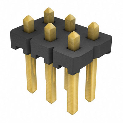 MTLW-103-05-G-D-170 by Samtec Inc. - CONNECTOR HEADER VERT 6POS 2.54MM