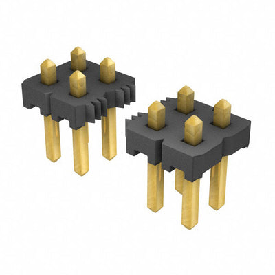 MTLW-105-06-G-D-000 by Samtec Inc. - CONNECTOR HEADER VERT 10POS 2.54MM