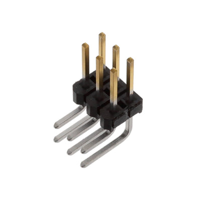 MTSW-103-22-L-D-295-RA by Samtec Inc. - CONNECTOR HEADER R/A 6POS 2.54MM