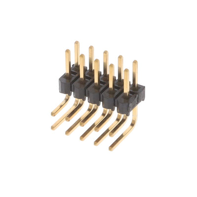 MTSW-105-08-G-D-200-RA by Samtec Inc. - CONNECTOR HEADER R/A 10POS 2.54MM