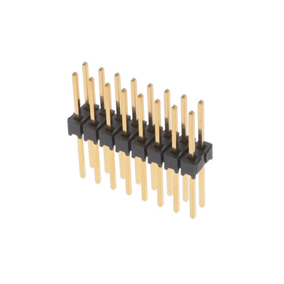 MTSW-108-09-G-D-305 by Samtec Inc. - CONNECTOR HEADER VERT 16POS 2.54MM