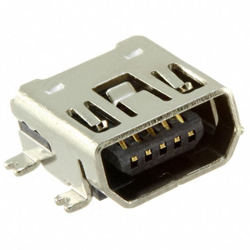 MUSB-05-F-AB-SM-A-K-TR by Samtec Inc. - CONNECTOR RECPT USB2.0 MINI AB SMD R/A