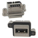 MUSB-A111-30 by Amphenol ICC (Commercial Products) - CONNECTOR RECPT USB2.0 TYPEA 4P PCB RA