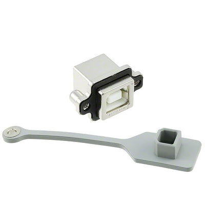 MUSB-D111-31 by Amphenol ICC (Commercial Products) - CONNECTOR RECPT USB2.0 TYPEB 4P PCB RA