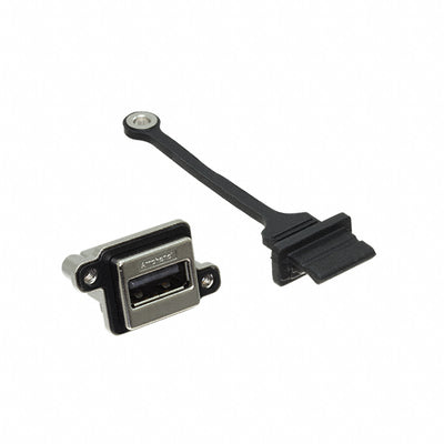 MUSBA11135 by Amphenol ICC (Commercial Products) - CONNECTOR RECPT USB2.0 TYPEA 4P PCB RA