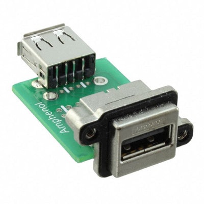 MUSBA311M0 by Amphenol ICC (Commercial Products) - ADAPTER USB A RCPT TO USB A RCPT