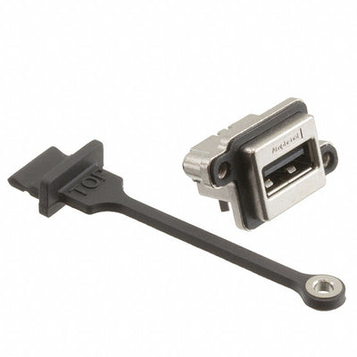 MUSBA51105 by Amphenol ICC (Commercial Products) - CONNECTOR RECPT USB2.0 TYPEA 4POS PCB
