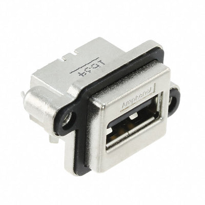MUSBA511N0 by Amphenol ICC (Commercial Products) - CONNECTOR RECPT USB2.0 TYPEA 4POS PCB
