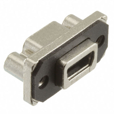 MUSBB15104 by Amphenol ICC (Commercial Products) - CONNECTOR RECPT USB2.0 MINI B PCB R/A