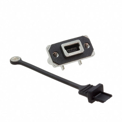 MUSBB551N5 by Amphenol ICC (Commercial Products) - CONNECTOR RCP USB2.0 MINI B 5P PCB