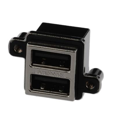MUSBC511N0 by Amphenol ICC (Commercial Products) - CONNECTOR RECPT USB2.0 A STACKED PCB