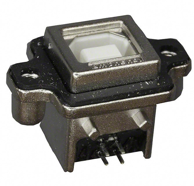 MUSBD11130 by Amphenol ICC (Commercial Products) - CONNECTOR RECPT USB2.0 TYPEB 4P PCB RA