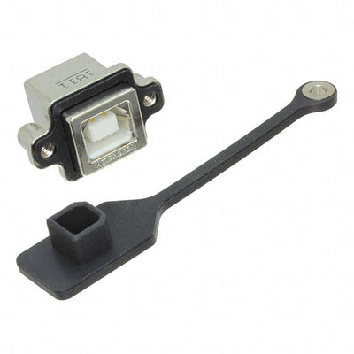 MUSBD11135 by Amphenol ICC (Commercial Products) - CONNECTOR RECPT USB2.0 TYPEB 4P PCB RA