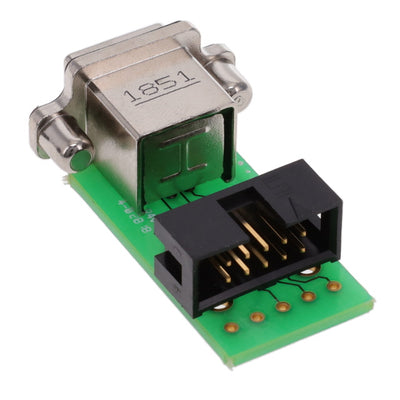 MUSBD21130 by Amphenol ICC (Commercial Products) - ADAPT USB B RCP TO RECT MALE 10P