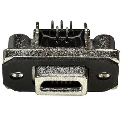 MUSBE15134 by Amphenol ICC (Commercial Products) - CONNECTOR RECPT USB2.0 MINI AB PCB R/A