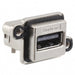 MUSBR-A111-30 by Amphenol ICC (Commercial Products) - CONNECTOR RECPT USB2.0 TYPEA 4P PCB RA