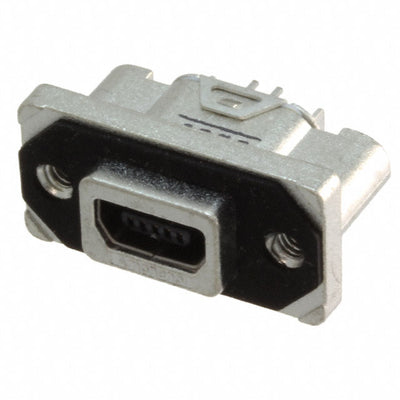 MUSBR-E551-30 by Amphenol ICC (Commercial Products) - CONNECTOR RECPT USB2.0 MINI USB AB PCB