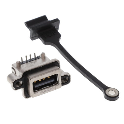 MUSBRA11145 by Amphenol ICC (Commercial Products) - CONNECTOR RECPT USB2.0 TYPEA 4P PCB RA