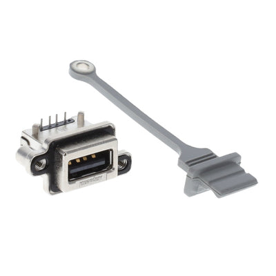 MUSBRA111R1 by Amphenol ICC (Commercial Products) - CONNECTOR RECPT USB2.0 TYPEA 4P PCB RA