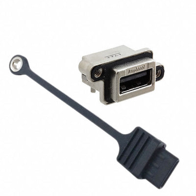 MUSBRA111R5 by Amphenol ICC (Commercial Products) - CONNECTOR RECPT USB2.0 TYPEA 4P PCB RA