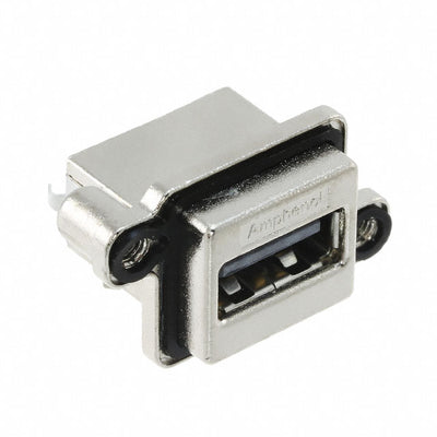 MUSBRA511M0 by Amphenol ICC (Commercial Products) - CONNECTOR RECPT USB2.0 TYPEA 4POS PCB