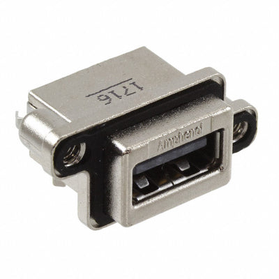 MUSBRA511R0 by Amphenol ICC (Commercial Products) - CONNECTOR RECPT USB2.0 TYPEA 4POS PCB