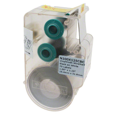N100X125CBC by Panduit Corp - LABEL STDRD DIECUT 1""X1.25"" WHT