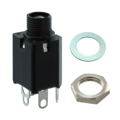 N113BX by Switchcraft Inc. - CONNECTOR JACK STEREO 6.35MM PNL MNT