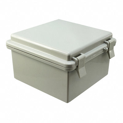 NBB-10240 by Bud Industries - BOX ABS GRAY 5.904""L X 5.904""W
