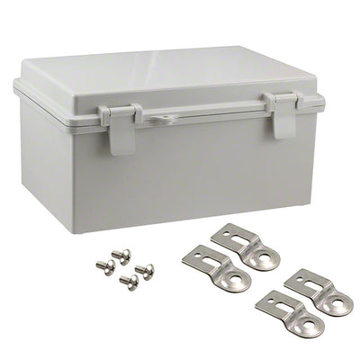 NBB-15243 by Bud Industries - BOX PBT/PC GRAY 11.28""L X 7.48""W