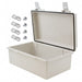 NBB-22241 by Bud Industries - BOX ABS GRAY 10.750""L X 6.780""W