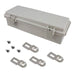 NBF-32008 by Bud Industries - BOX ABS GRAY 10.630""L X 3.930""W