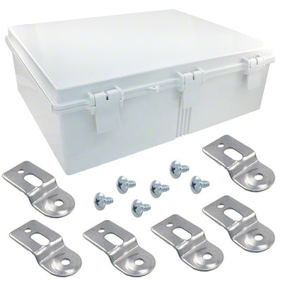 NBF-32032 by Bud Industries - BOX ABS GRAY 19.680""L X 15.740""W
