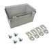 NBF-32218 by Bud Industries - BOX ABS/PC GRY/CL 11.81"" X 7.87