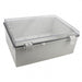 NBF-32226 by Bud Industries - BOX ABS/PC GRY 15.74""L X 11.81""W