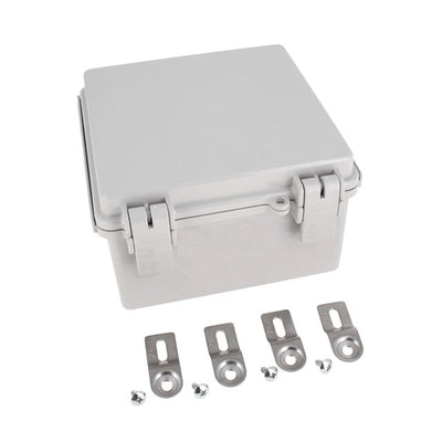 NBF-32310 by Bud Industries - BOX ABS GRAY 5.900""L X 5.900""W