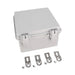 NBF-32310 by Bud Industries - BOX ABS GRAY 5.900""L X 5.900""W
