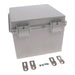NBF-32314 by Bud Industries - BOX ABS GRAY 7.080""L X 7.080""W