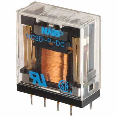 NC2D-PL2-DC5V by Panasonic Electric Works - RELAY GEN PURPOSE DPDT 5A 5V