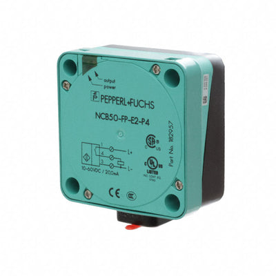 NCB50-FP-E2-P4 by Pepperl+Fuchs, Inc. - INDUCTIVE SEN 50MM PNP