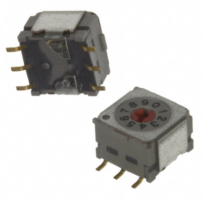 ND3FC10P by NKK Switches - SW ROTARY DIP BCD COMP 100MA 5V
